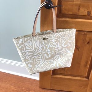 Tan Kate Spade Palm Tote